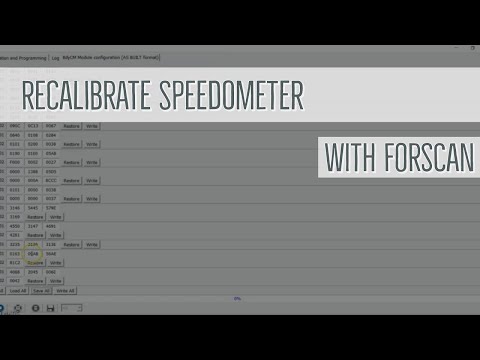 Correcting Speedometer/Tire Size in Forscan (15-17 F150)