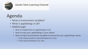 How to create appSettings and Environment Variables in project | deserialize them in to object in C#