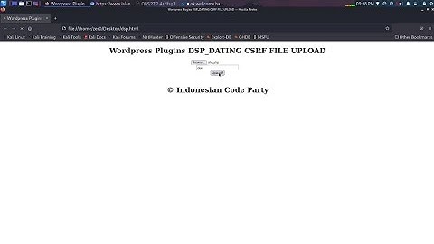 Wordpress Plugins DSP_DATING CSRF FILE UPLOAD - 2023 | Brok3n_Sec