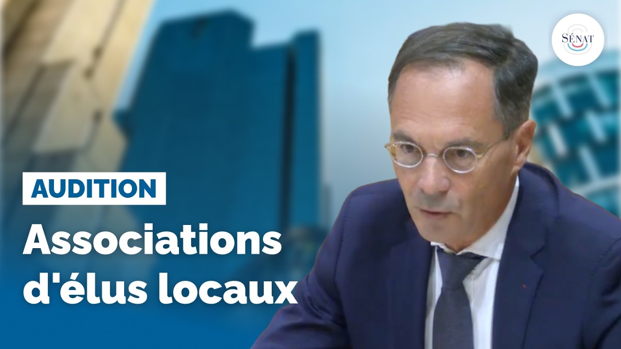 Agencification : audition des associations d'élus locaux