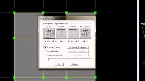 Etabs - Chương 4 - Bài 2 - Thiết lập chế độ phân tích nội lực