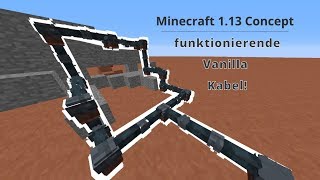 [Concept] Funktionelle Kabel in Minecraft Vanilla - 1.13 Datapack | Stevertus