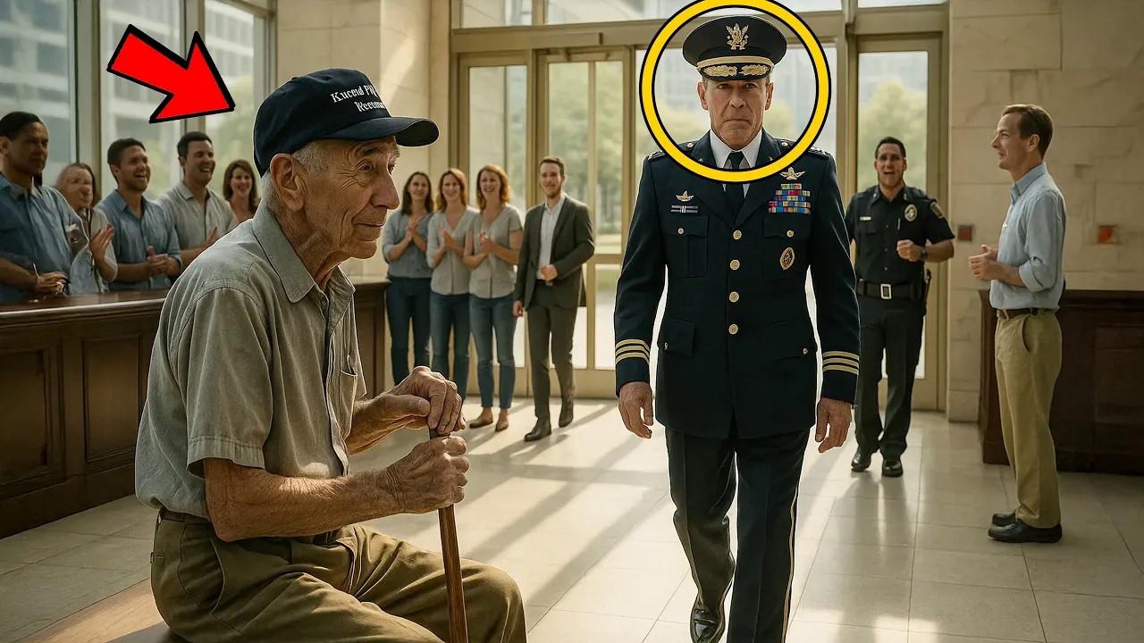 Sie nannten ihn einen falschen Veteranen in der Bank – dann kam ein wütender General herein