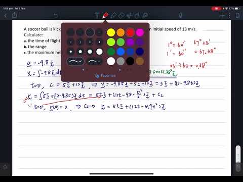 Projectile motion Q2