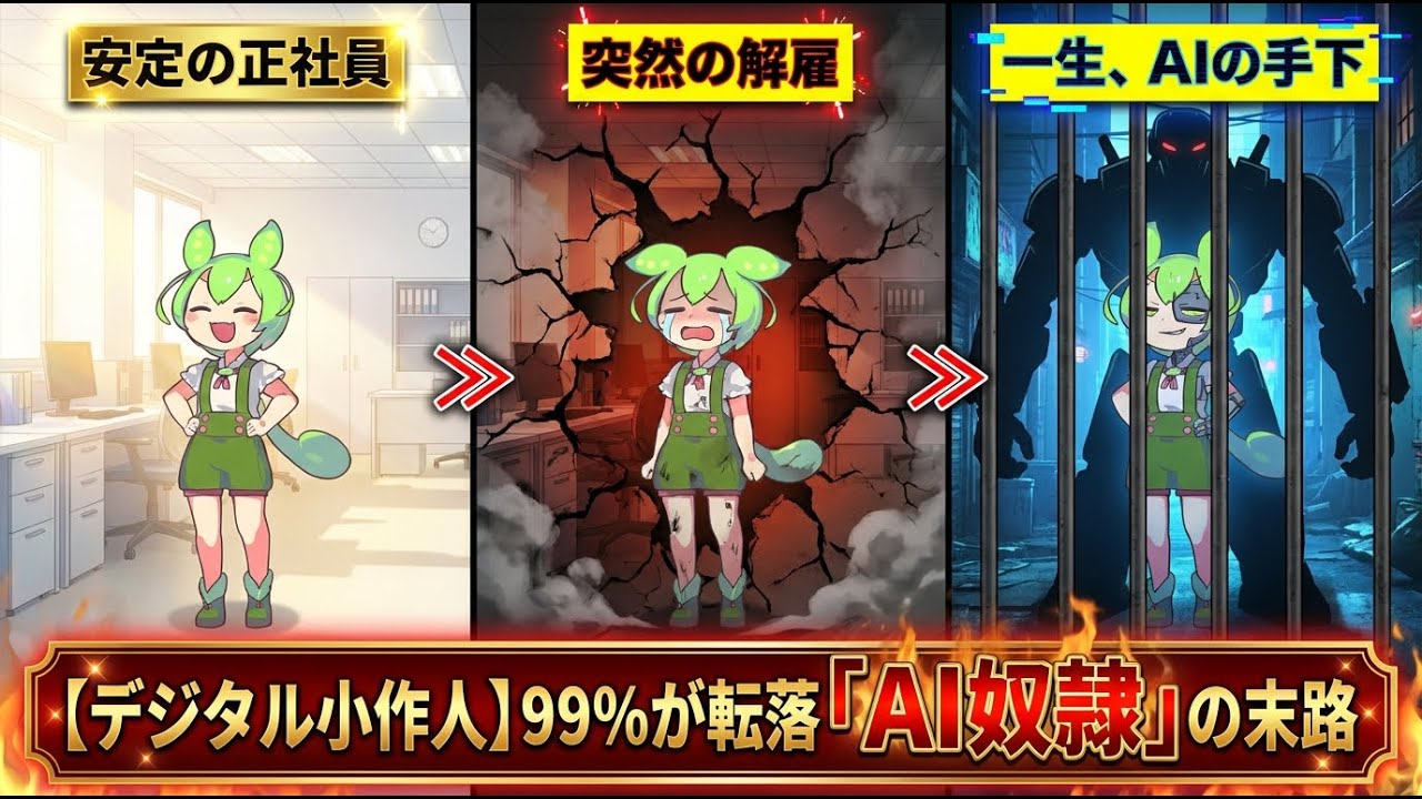【デジタル小作人】99%の日本人が転落する「AI奴隷」の末路…『日本経済の死角』をずんだもんが体験