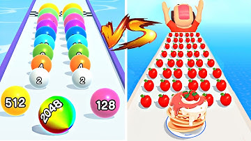 MAX LEVELS Pancakes vs BallRun2048 💥: All Levels Gameplay Walkthrough Android ,iOS NEW UPDATE