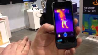 FLIR One at CES 2014 Sees Right Through your Clothing!