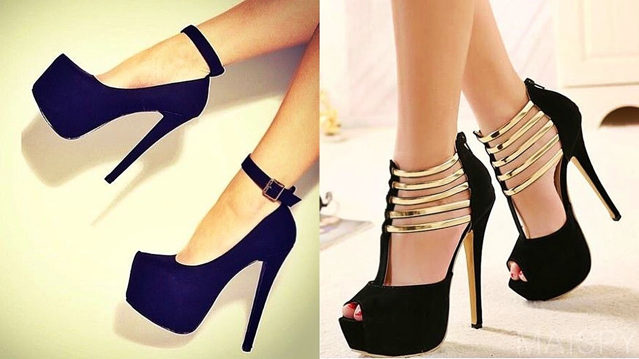 LINDOS ZAPATOS COLOR NEGRO PAR ESTAR A LA MODA - YouTube