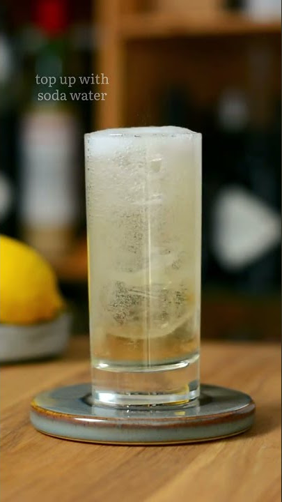 Whiskey highball || soda water || cocktail