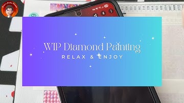 WIP - Robin Part 4 Relaxing, ASMR, No Talking, Real Time - Diamond Painting