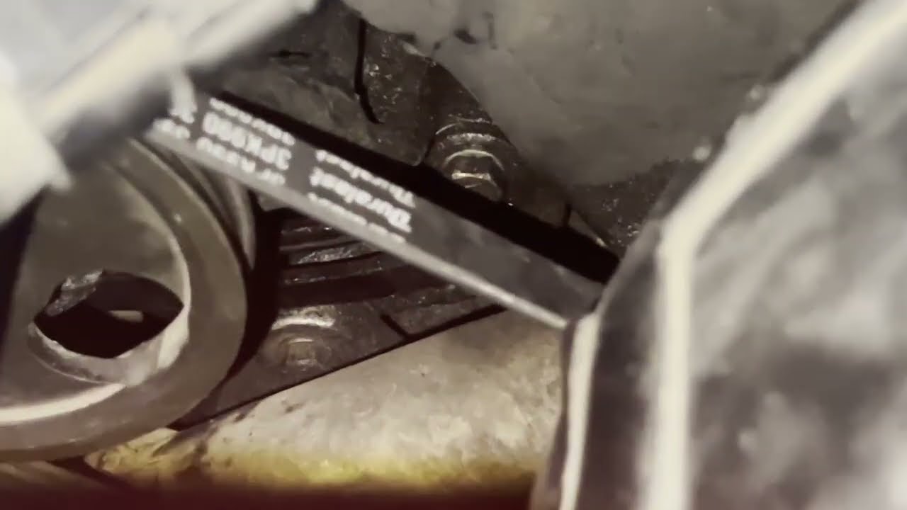 tension belt and power steering belt removal!