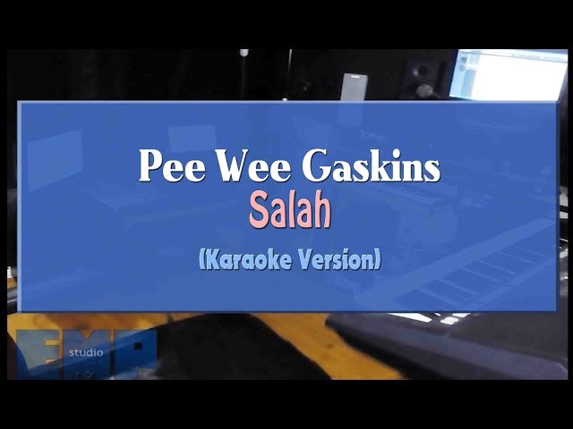 Pee Wee Gaskins - Salah (KARAOKE TANPA VOCAL) class=