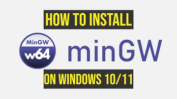 How to install MinGW w64 on Windows 10/11 [2024 Update] C++ Compiler