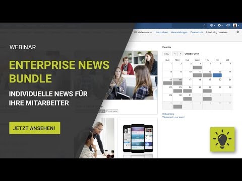 Webinar: Enterprise News Bundle für Confluence