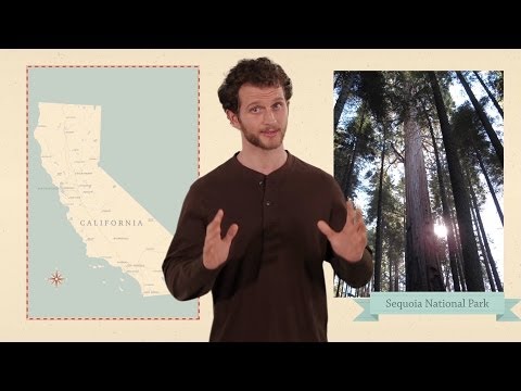 カリフォルニア-50州-米国の地理