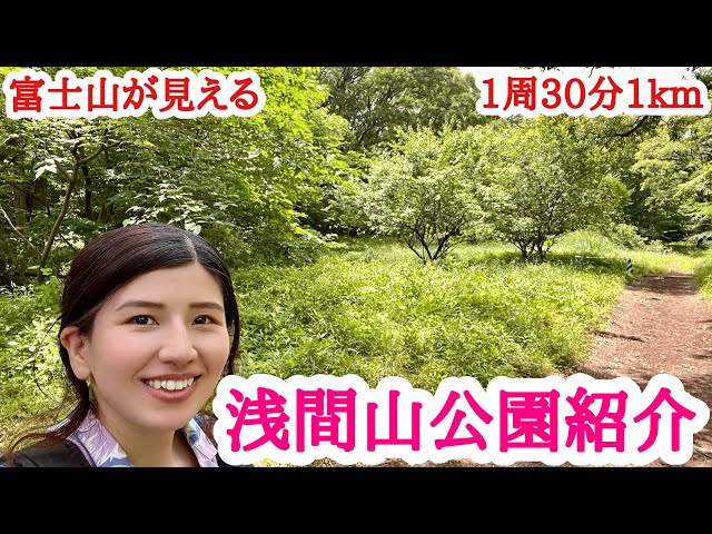 超低山1km30分浅間山公園！富士山が見える！ハイキング 【東京都