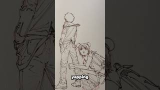 What was bro yapping about . . . ☠️🙌 || #art #anime #manga #naruto #shorts