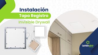 Tapa De Inspección L-Trg Drywall Invisible Instalación