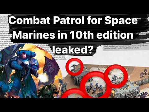 Did Games Workshop leak the Space Marines combat patrol for 10th