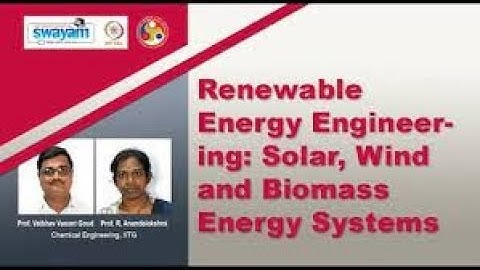 Renewable Energy Engineering : Solar Wind and Biomass Energy Systems | Week 0 | Assignment 0 | NPTEL