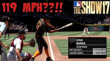 MLB The Show 17: 119 MPH EXIT VELOCITY!??  Ernie Banks?