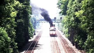 Norfolk Southern Locomotive Catches Fire