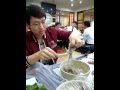 Korean eating living Octopus: San Nakji (산낙지)