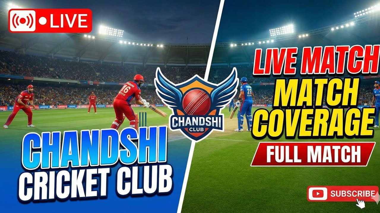 Chandshi Cricket Club CCC is live! Full coverage - YouTube
