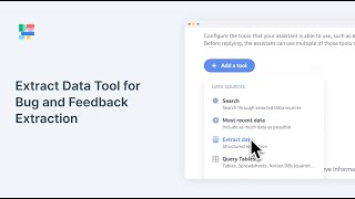 Extract Data Tool for Bug and Feedback Extraction