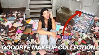 THROWING AWAY MY MAKEUP COLLECTION 2024... let