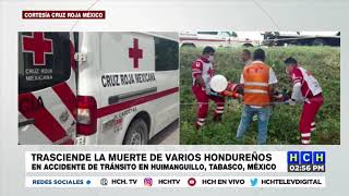 Trasciende la muerte de varios hondureños en accidente vial en México