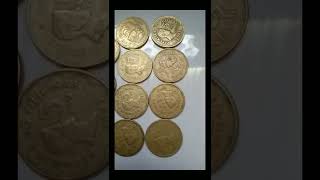5 pesos coins value 5000-1000