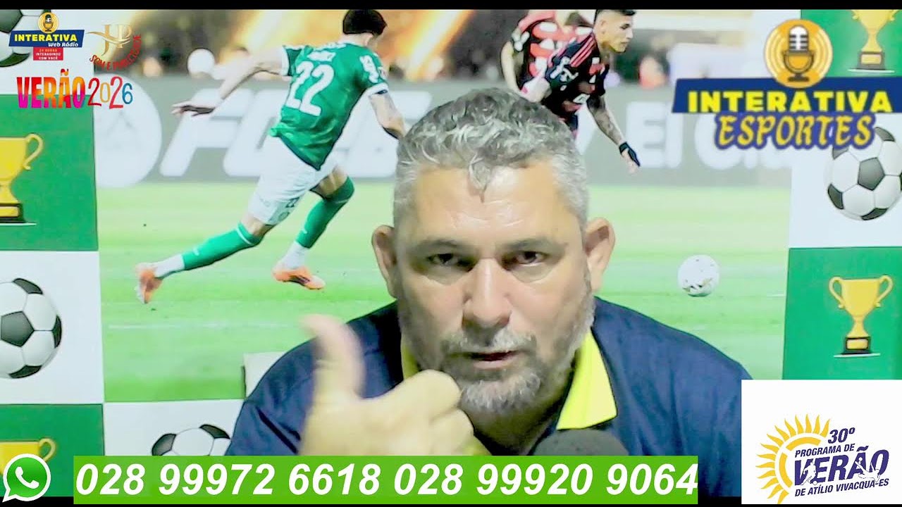 PROGRAMA INTERATIVA ESPORTE  DAS 12 AS 13 HORAS APRESENTAÇÃO MARCIO MENDONÇA