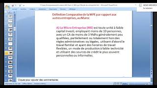 Sèance  5 - Entrepreneuriat - Yasmina Bennis - (Ens1+2) screenshot 4