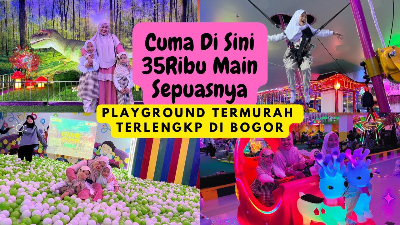 Playground Lengkap Luas Bayar 35Ribu Main Sepuasanya Tanpa Diwaktu|City Garden VIVO MALL BOGOR