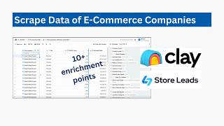 How to Extract Data of E-commerce Companies Using Clay & StoreLeads
