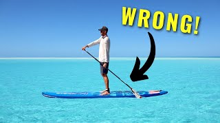 BEGINNER paddle board MISTAKE! (Are you doing this?) screenshot 4