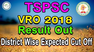 TSPSC VRO 2018 General Ranking List Out | Smart Way To Learn