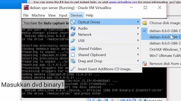 Tutorial konfigurasi VPN server debian8 di Virtual Box