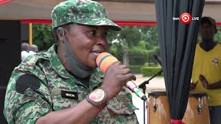 UPDF Land Forces Band showcase skills in Congolese music. Rate them on the scale of 100%