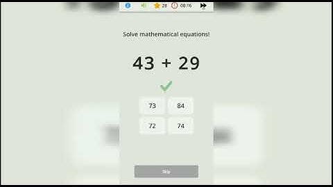 Math Speed Test (20 Questions) - Addition Subtraction Multiplication Division Mental Maths