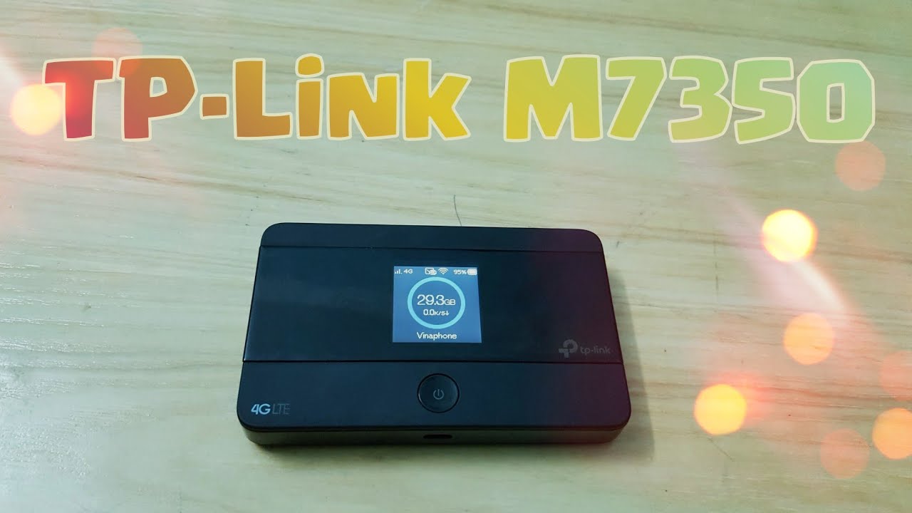 Bộ phát wifi di động 4G TP-link M7350 và thánh sim vina
