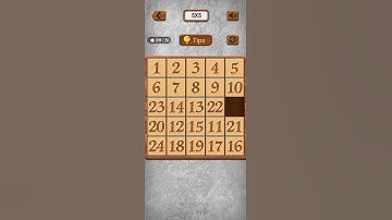 #shorts #gamingworld 5x5 Number Arrangement puzzle Solved in 1:11 minutes