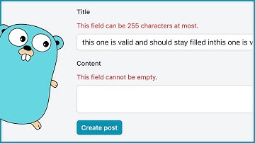 Golang Reusable Form Validation