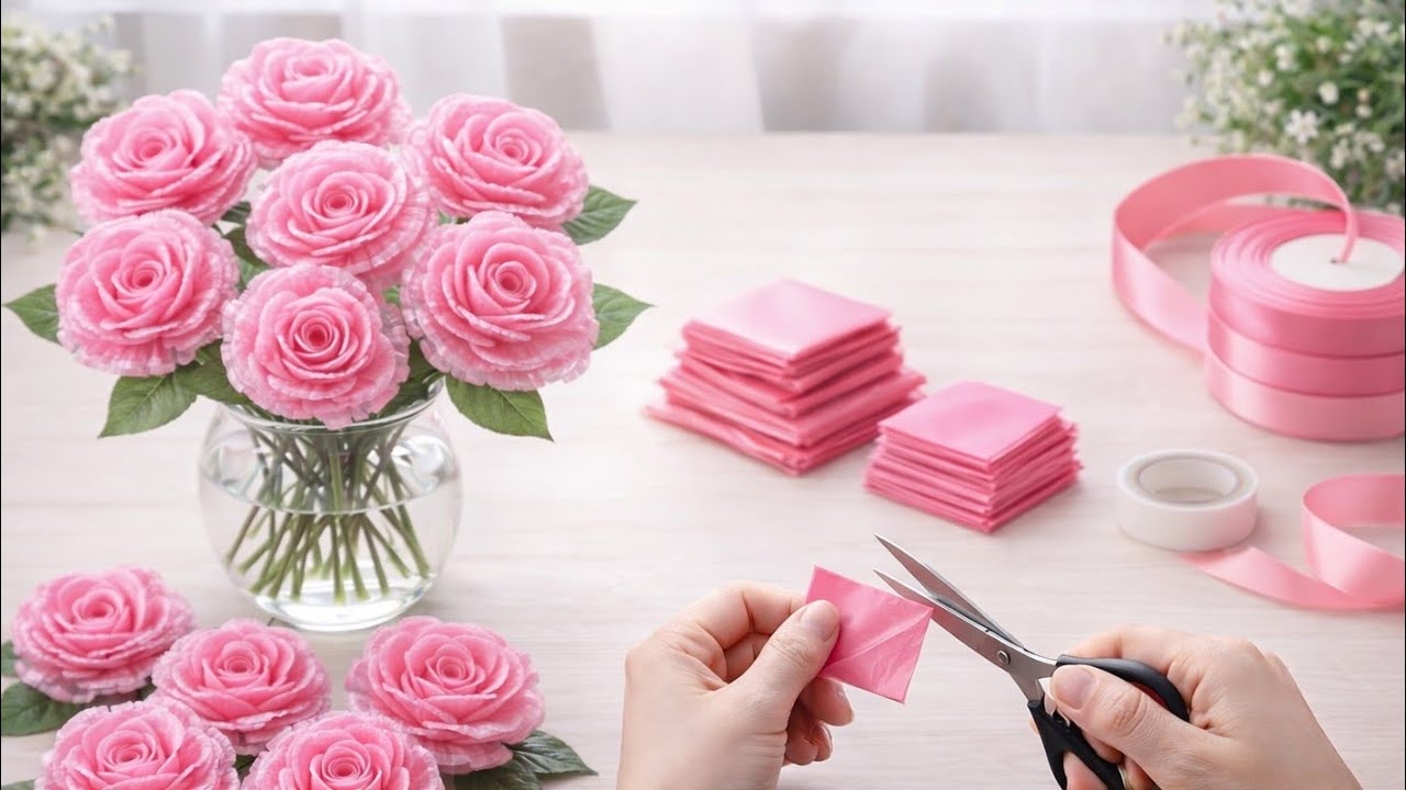 Flower vase from waste material / Best use of waste material