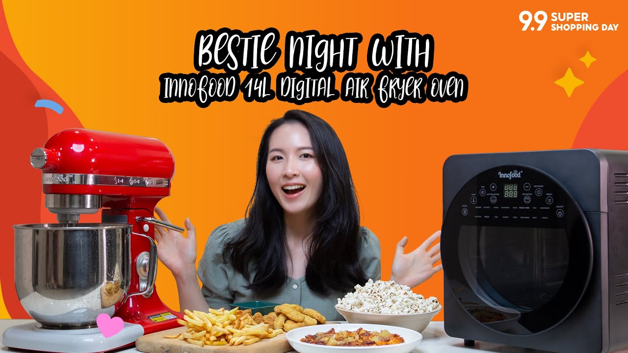 Innofood CF14D 14L Air Fryer Oven YouTube