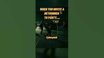 WHEN YOU INVITE A NETRUNNER TO PARTY #cyberpunk2077 #shorts #viralshort #gaming #gameplay #nightcity