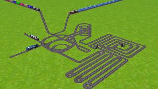 Can These Trains Escape This Impossible Track Maze? 🚂🔥 screenshot 1