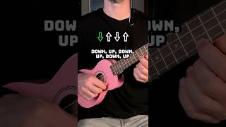 Ukulele Strumming Tutorial #shorts #ukulele #strumming