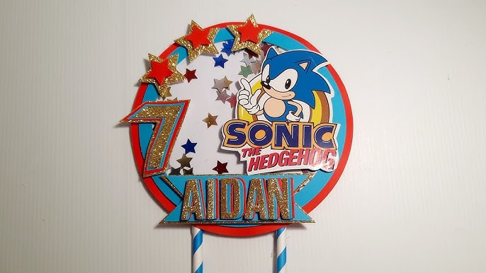 Make a Sonic Cake Topper on your iphone